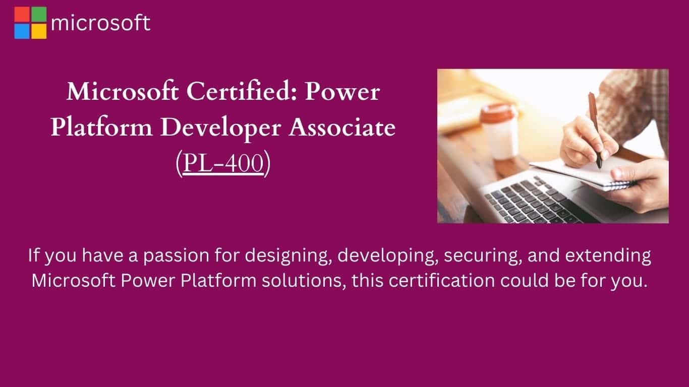 Microsoft Certified: Power Platform Developer Associate