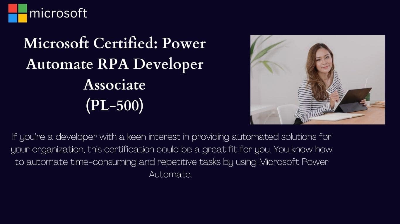 Microsoft Certified: Power Automate RPA Developer Associate