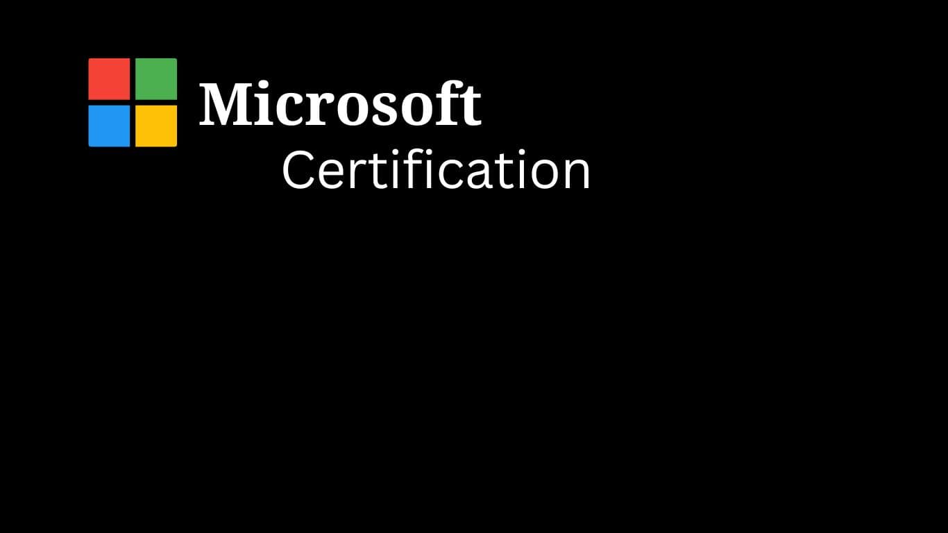 microsoft certificatiobn