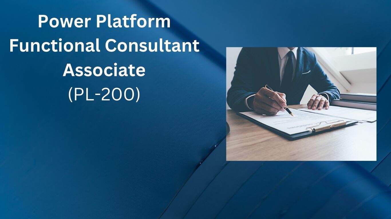 Power Platform Functional Consultant Associate