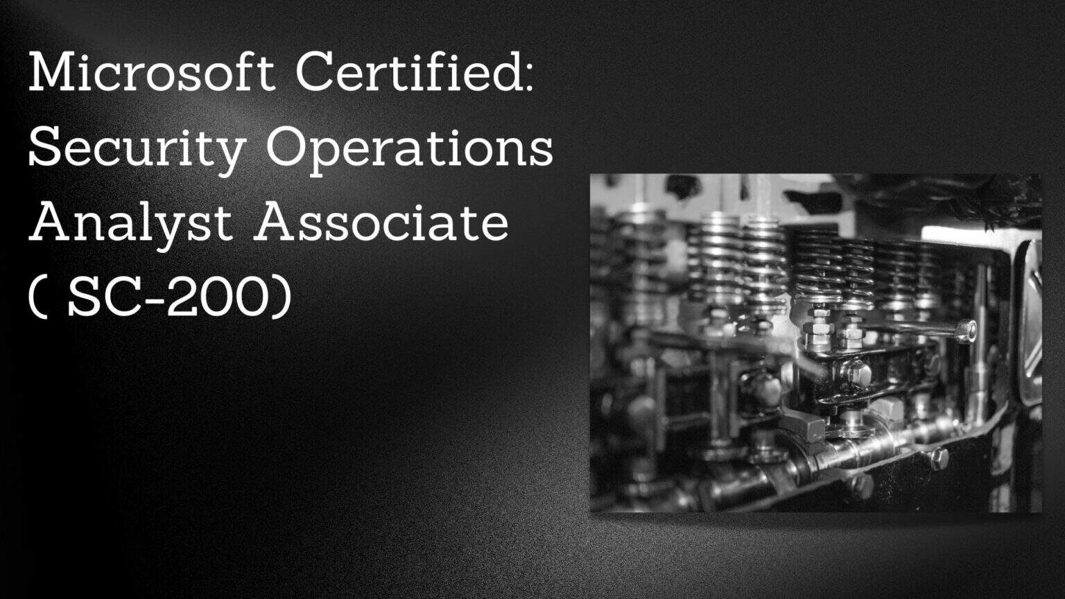 Security Operations Analyst Associate