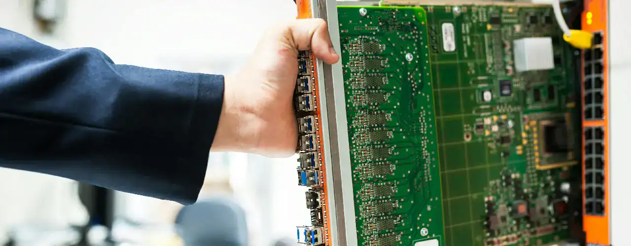 Abstract image representing fundamental digital elements with the CompTIA logo subtly integrated and the Prime Technologies logo, emphasizing foundational IT knowledge.