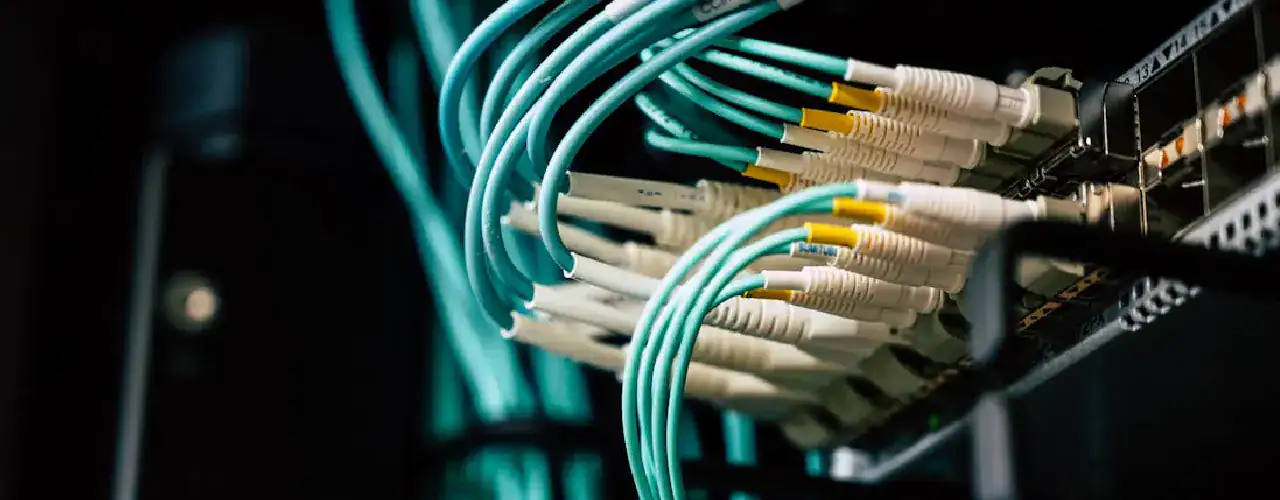 Abstract image representing network connections with the CompTIA logo subtly integrated and the Prime Technologies logo, emphasizing foundational networking knowledge.