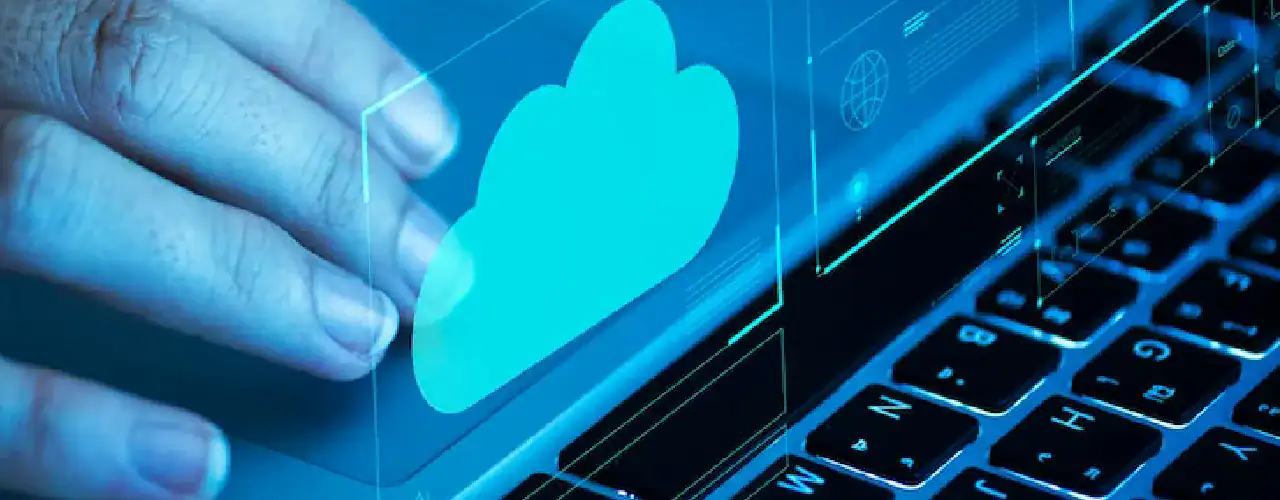 Abstract image representing cloud infrastructure with the CompTIA logo subtly integrated and the Prime Technologies logo, emphasizing foundational cloud administration knowledge.