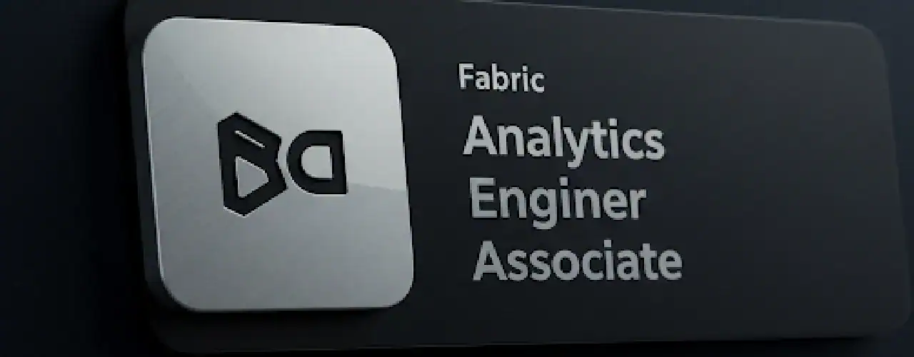 Abstract image representing data flows and pipelines in Microsoft Fabric, with the Microsoft Fabric logo subtly integrated, alongside the Prime Technologies logo, emphasizing foundational Fabric analytics engineering knowledge.