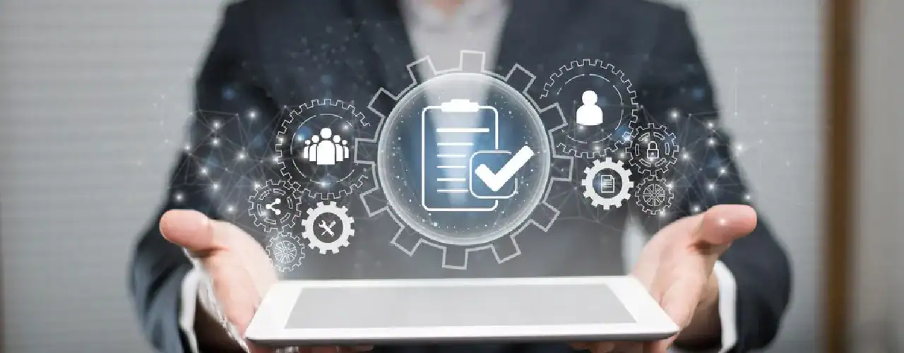 Abstract image representing the integration of Windows Server and Azure with interconnected icons and the Microsoft logo subtly integrated, alongside the Prime Technologies logo, emphasizing core hybrid administration skills.