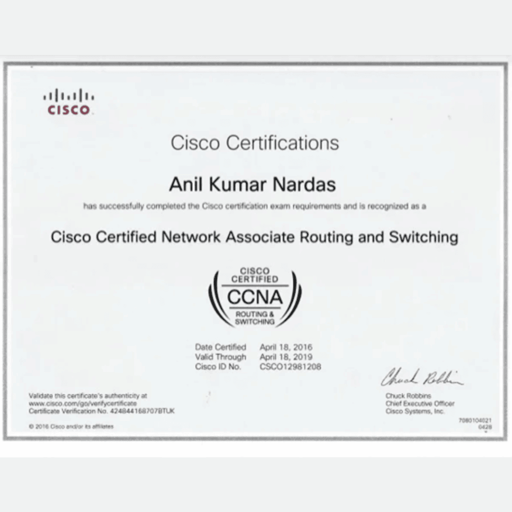 CCNA Course Fees and Certification Cost in India