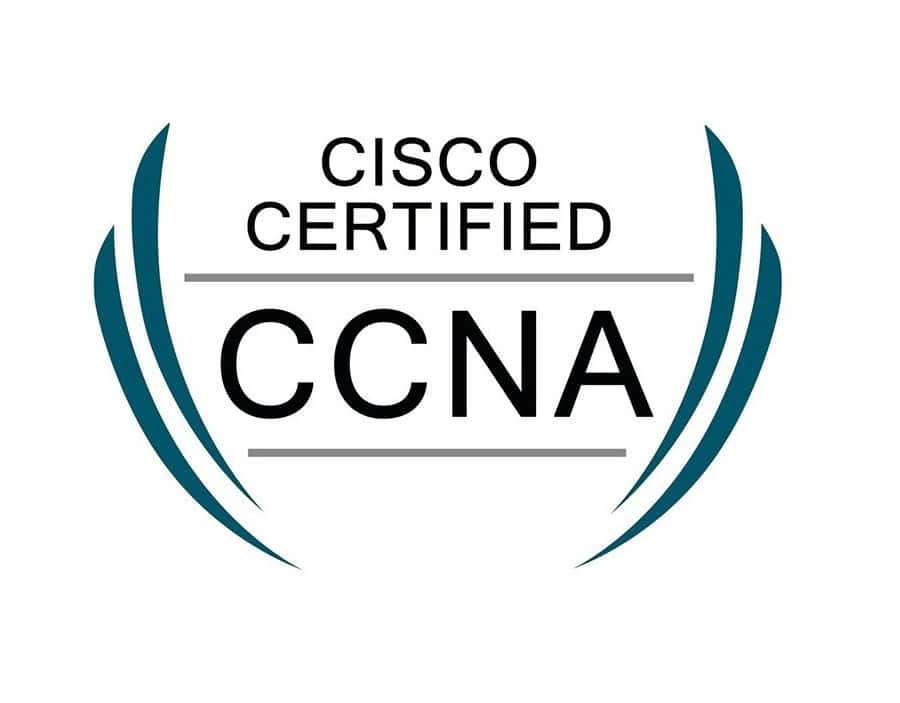 Cisco CCNA certification badge for network professionals.