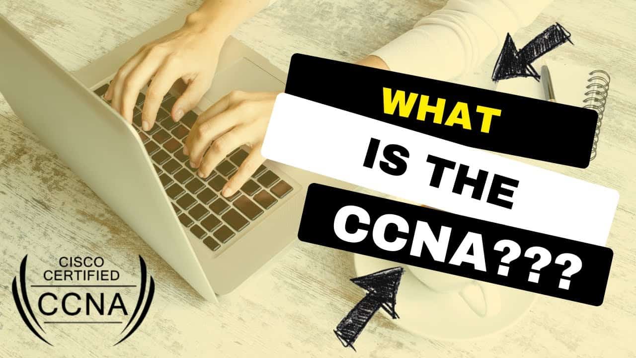 A professional working on a laptop, illustrating what is CCNA certification and its value in IT networking